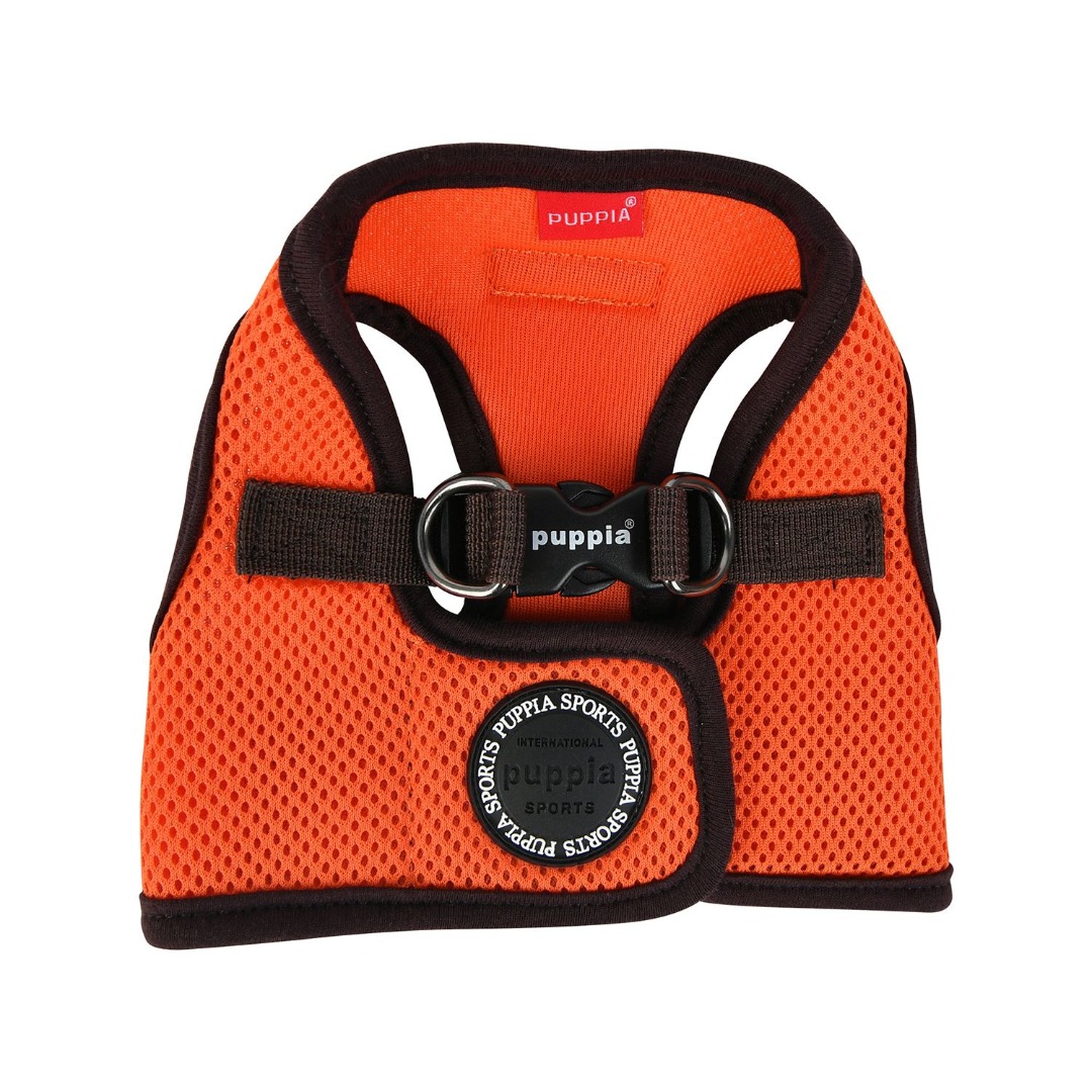 moersleutel Afdrukken Verstelbaar Puppia Soft Harness / Honden tuigje Model B Nieuw Orange - Feniksware