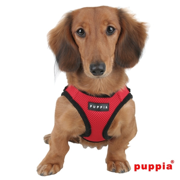 aspect segment Expliciet Puppia Soft Harness / Honden tuigje Model B Red - Feniksware