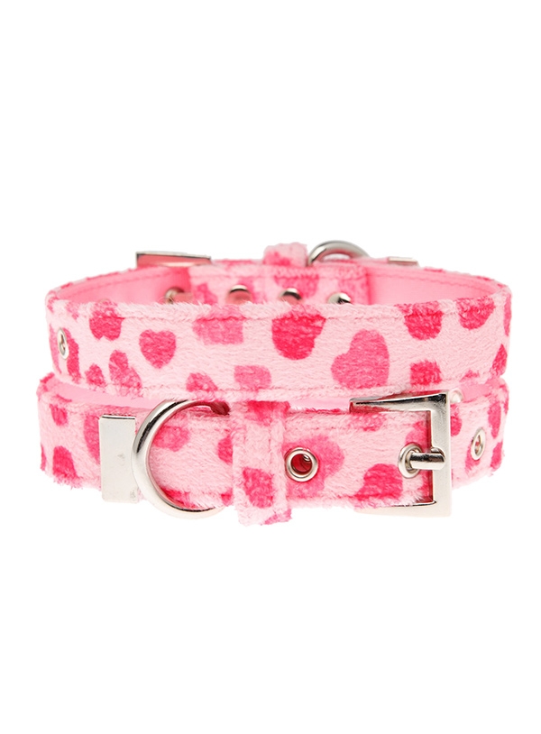 Nadeel Aan het liegen straf Urban Pup Honden Halsband Pink Hearts - Feniksware